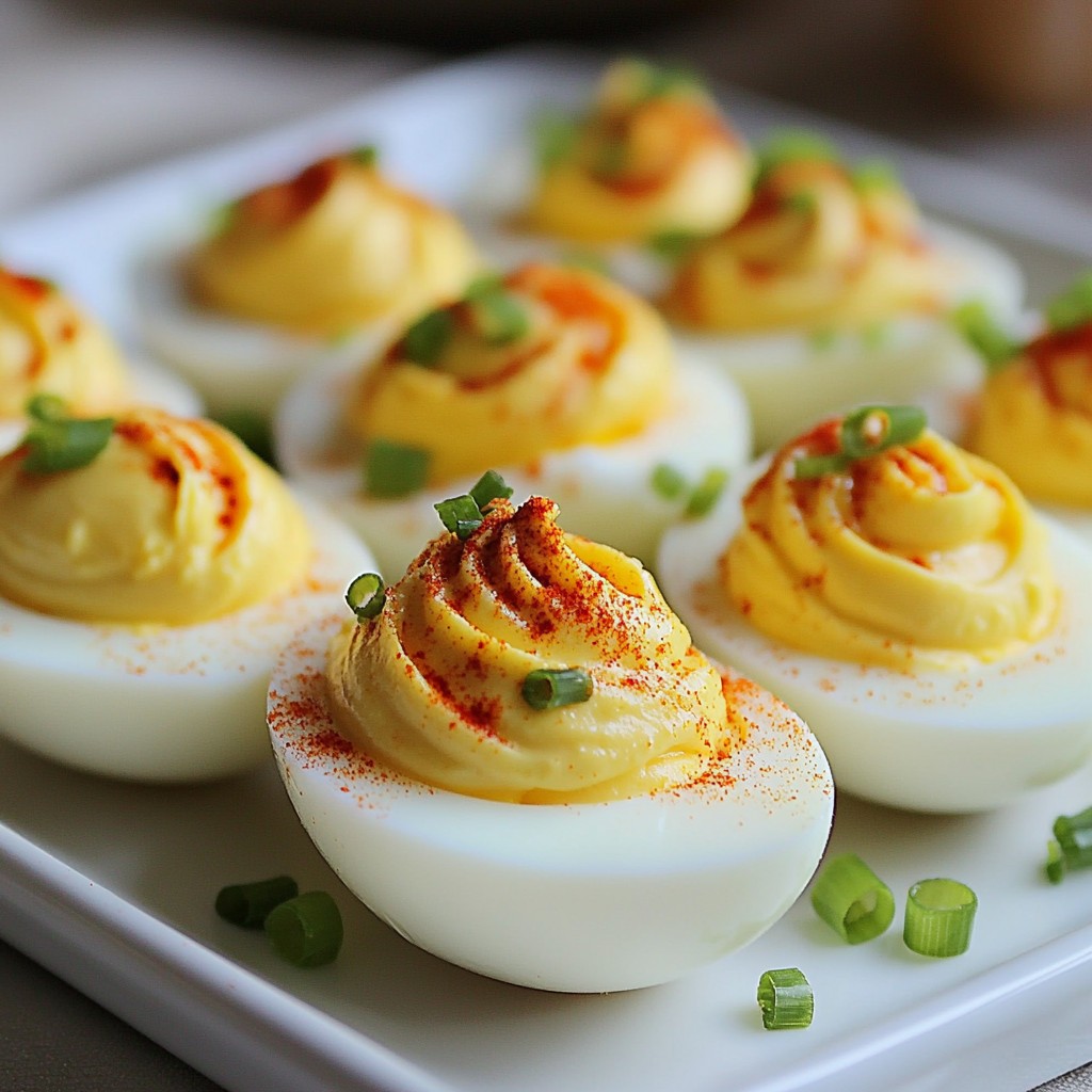 Spicy Sriracha Deviled Eggs Tasty and Easy Recipe
