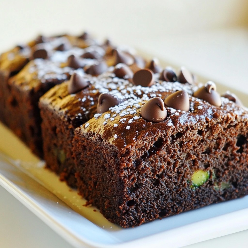 Double Chocolate Zucchini Bread Rich and Moist Delight
