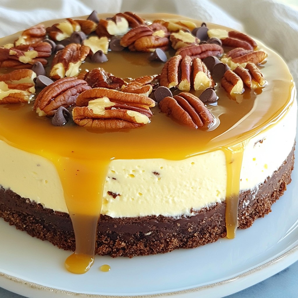 Caramel Pecan Turtle Cheesecake Irresistible Delight