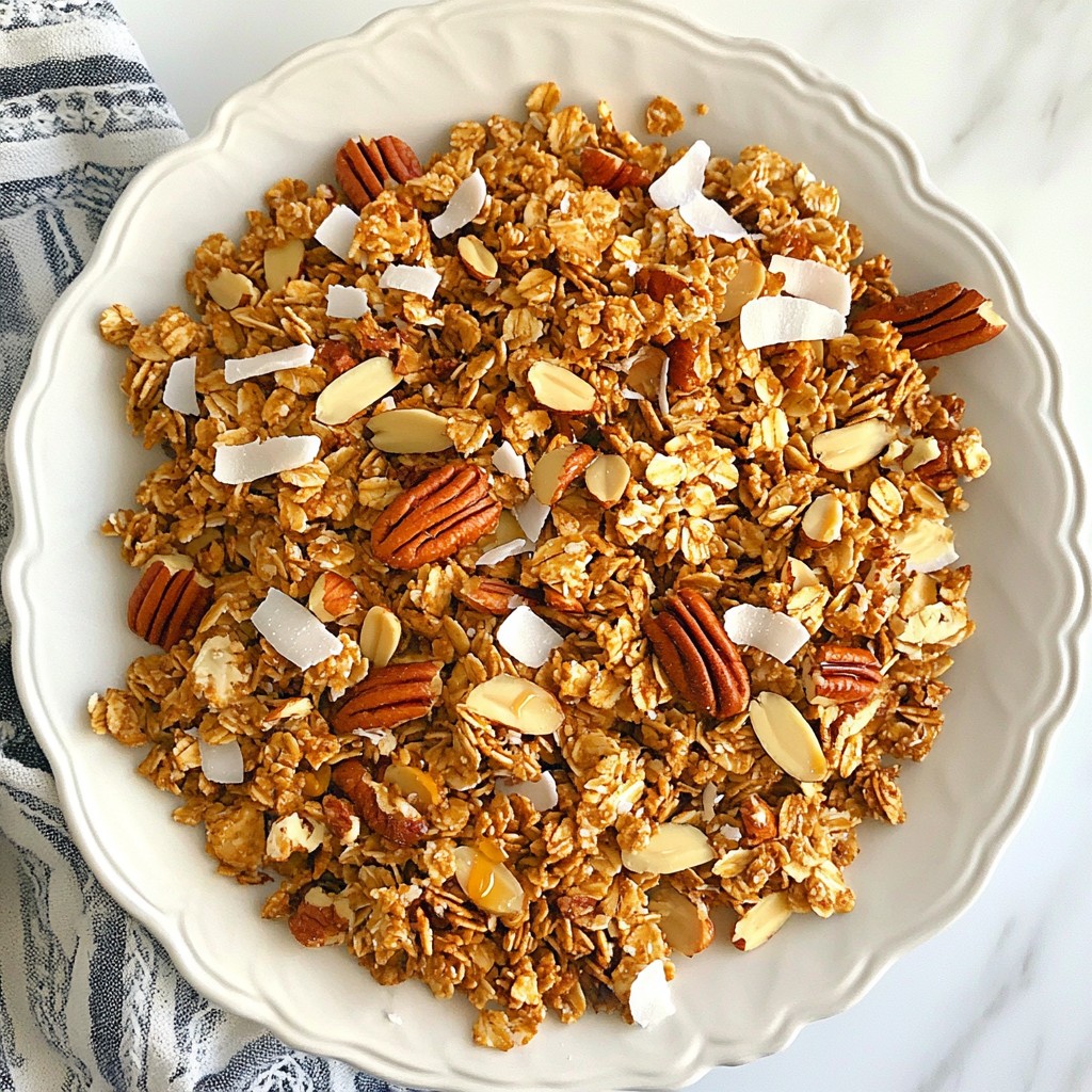 Maple Pecan Granola Crunchy and Flavorful Delight