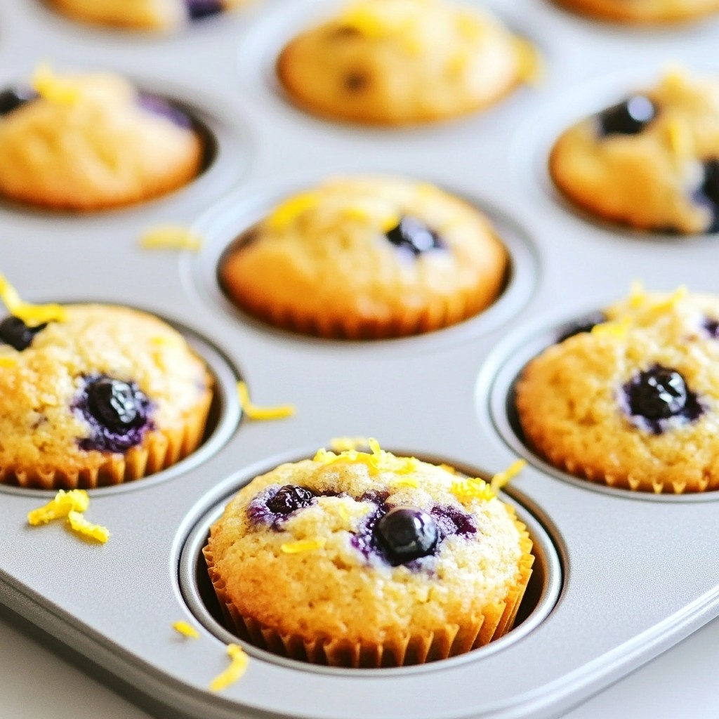 Lemon Blueberry Protein Muffins Simple and Tasty Recipe