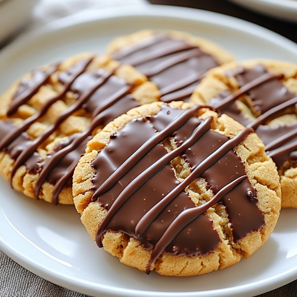 Chocolate Dipped Peanut Butter Cookies Irresistible Treat