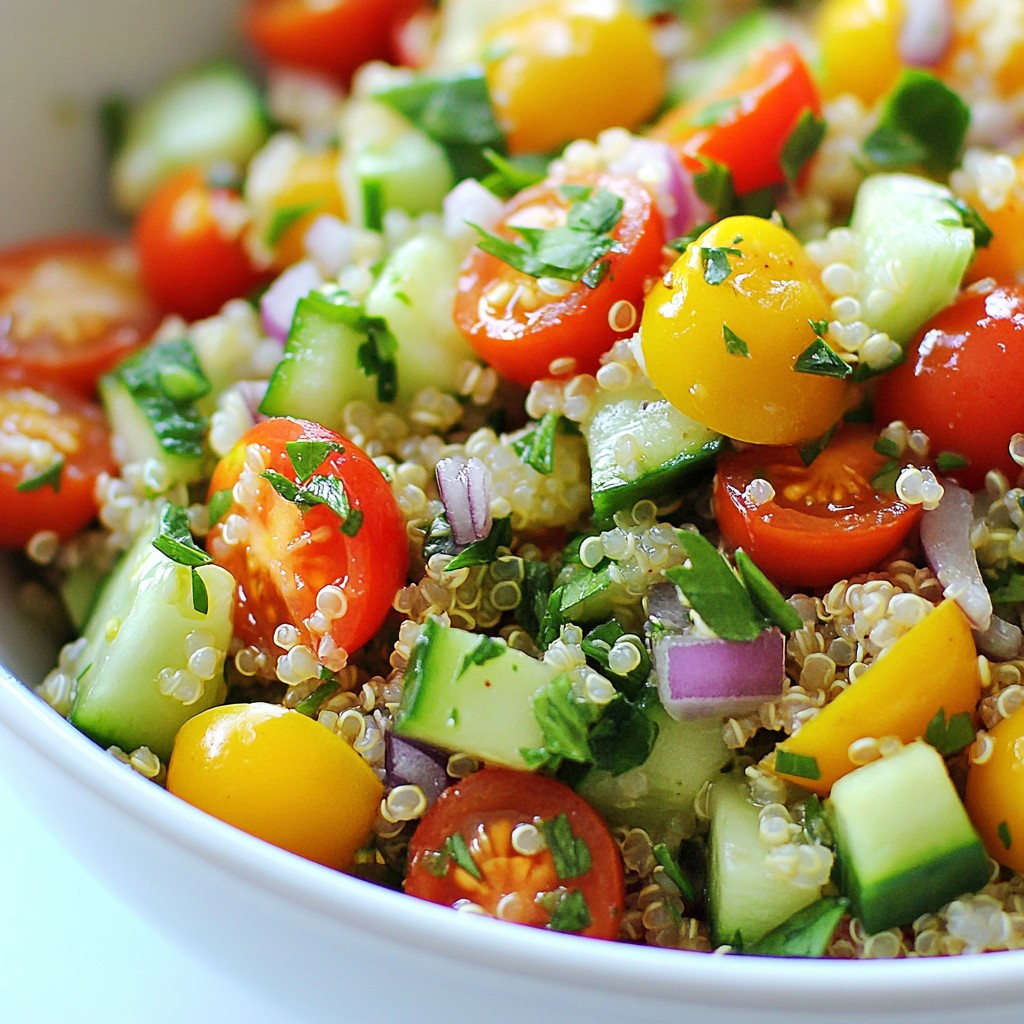 Lemon Herb Quinoa Salad Refreshing and Flavorful Dish
