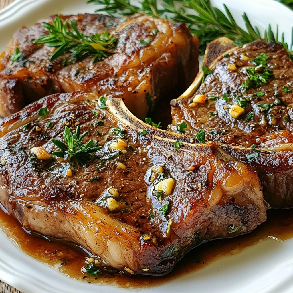 Garlic Herb Butter Steak Juicy and Flavorful Dish