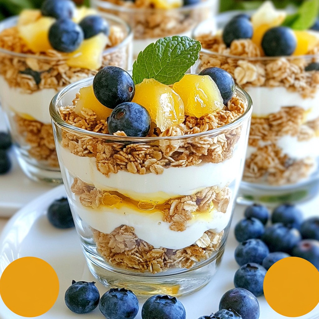 Lemon Blueberry Yogurt Parfait Quick and Tasty Recipe