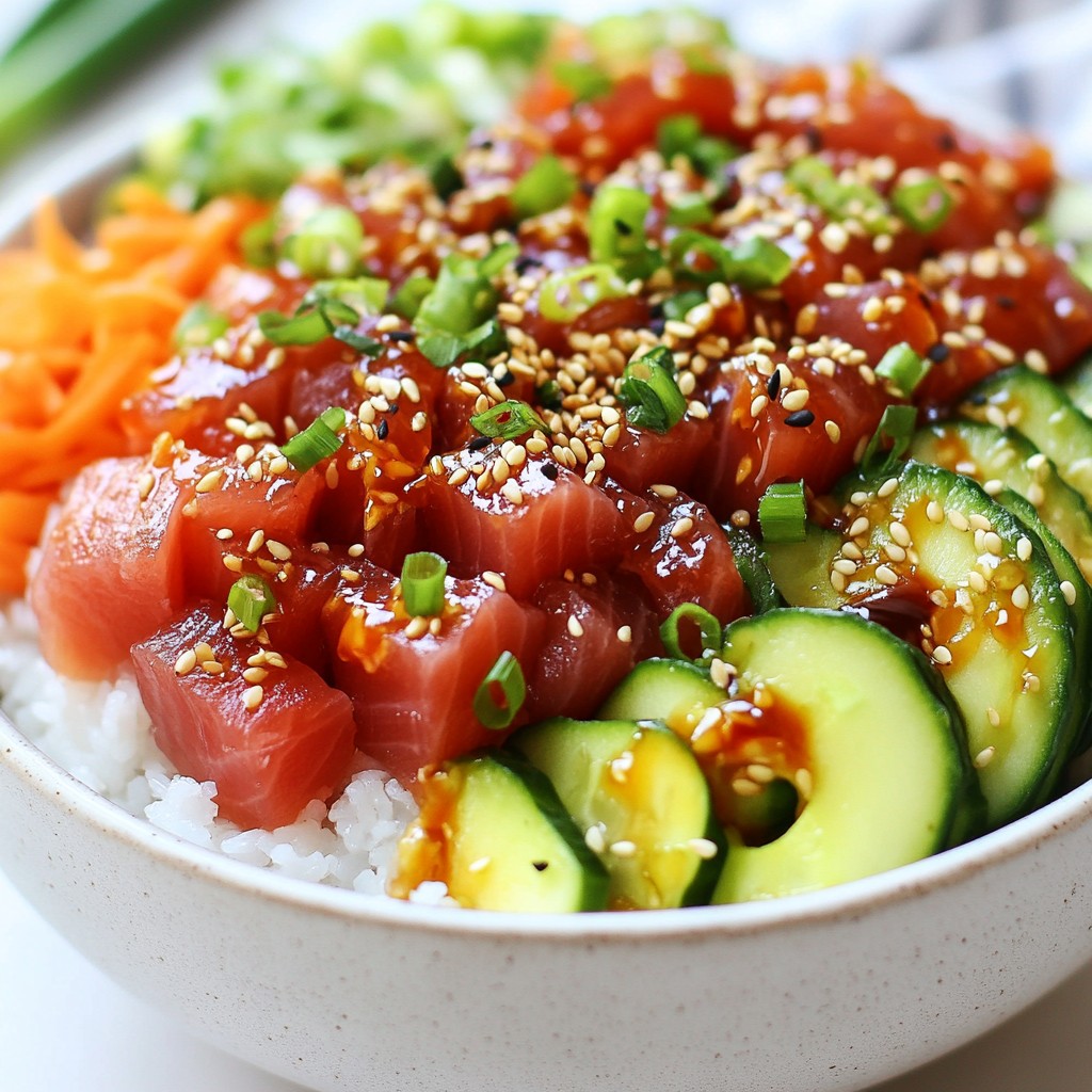Spicy Tuna Sushi Bowl Flavorful and Fresh Delight