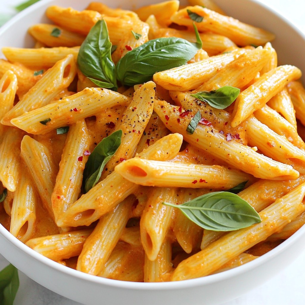 Vegan Creamy Tomato Pasta Simple and Satisfying Dish