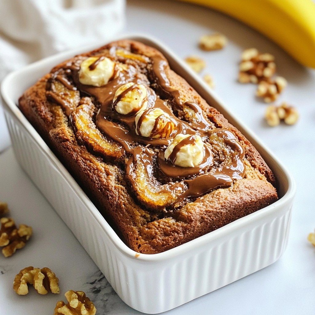 Nutella Swirl Banana Bread Irresistible and Easy Recipe