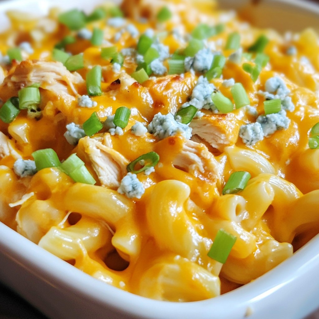 Buffalo Chicken Mac & Cheese Tasty Comfort Dish