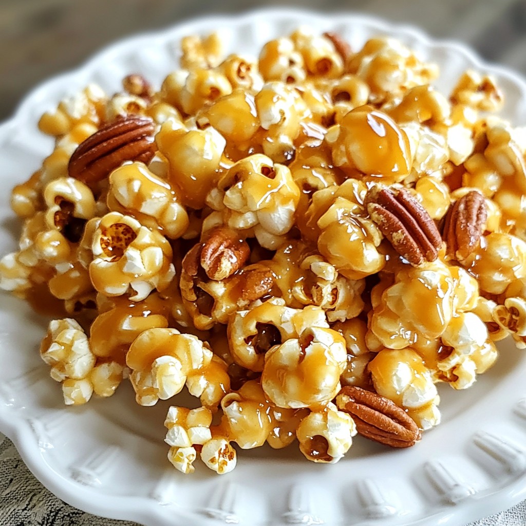 Maple Glazed Caramel Corn Delicious Snack Recipe