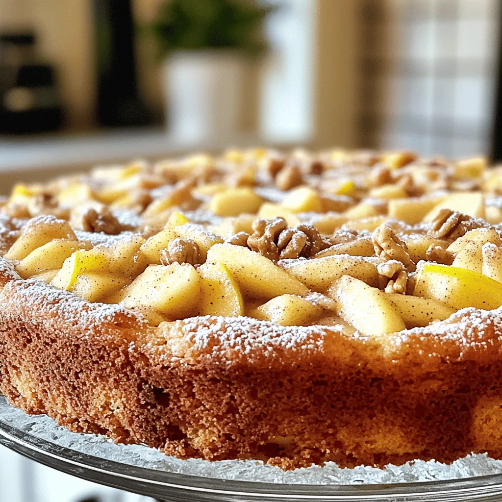 Apple Cinnamon Coffee Cake Bakery Style Delight
